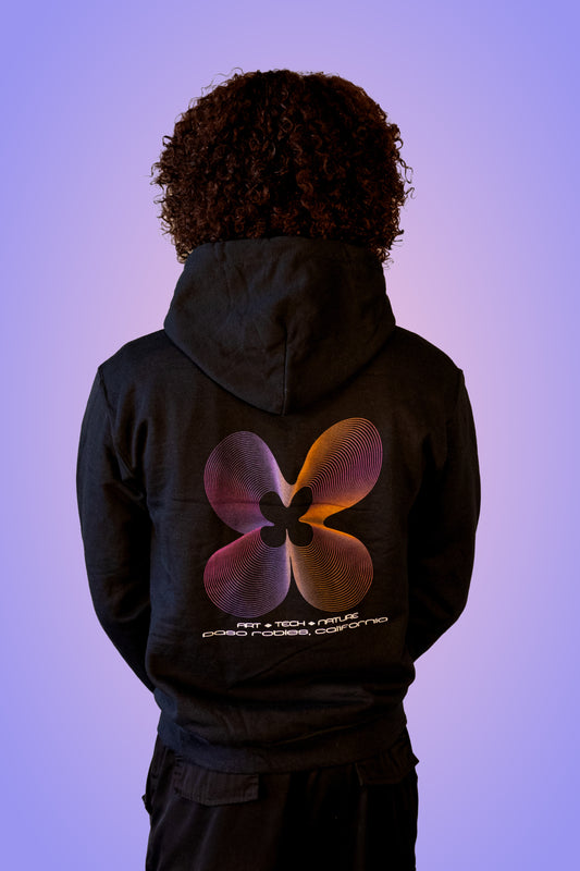 Black Flower Hoodie - ONLINE