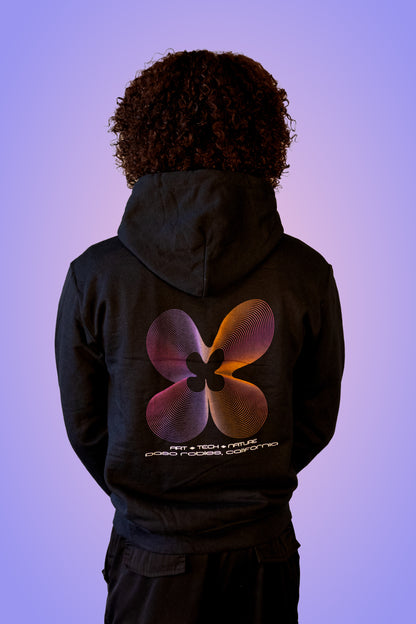 Black Flower Hoodie - ONLINE